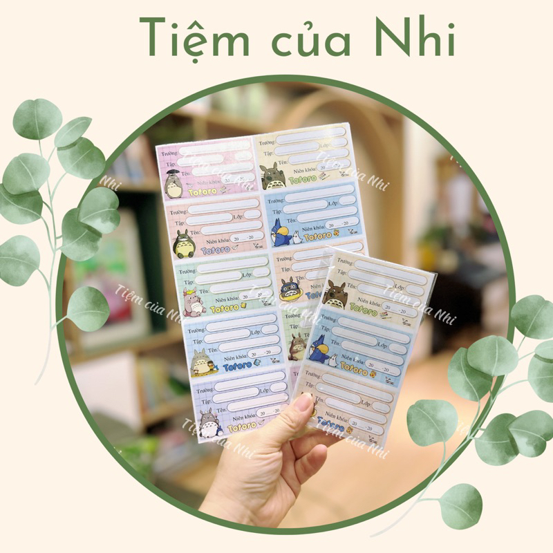 SET 16 NHÃN VỞ TOROTO