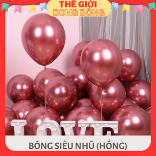 Set 5 bóng siêu nhũ chrome