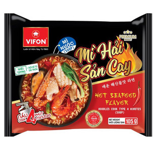 Mì vifon hải sản cay / mì bò cay
