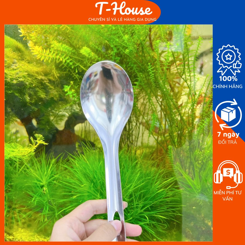 Vá múc cơm, múc canh inox, Vá xơi cơm hình OVAL