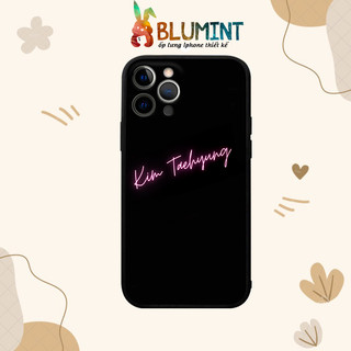 Ốp điện thoại đẹp Kim Taehyung Blumint cho iPhone12promaxXS XR nữ 8plus mềm 7Plus X XR Xs Max 6 6s BLUJJK0109