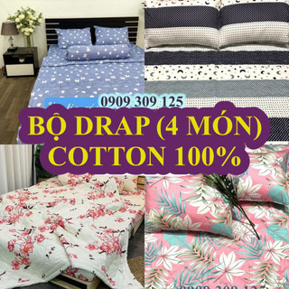 (LINK 2) Drap cotton 100% , ga trải giường cao cấp chuẩn LOGO CTY nhiều mẫu