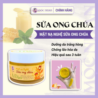 Mặt nạ Nghệ sữa ong chúa thiên nhiên dưỡng sáng da mờ thâm giảm mụn Mộc Nhan 50g