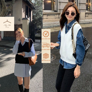 Áo Len Gile Dệt Kim Trơn Cổ V Thời Trang Cả Nam Và Nữ Kiểu Dáng Basic Trơn Trẻ Trung Phù Hợp Mọi Lứa Tuổi Matmat