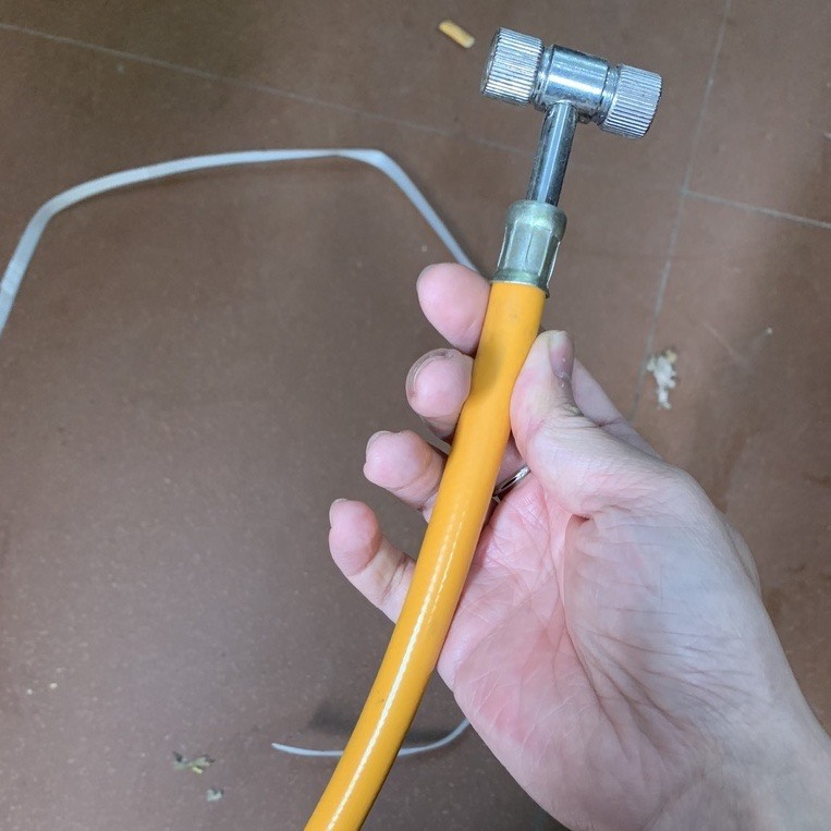 Dây bơm lốp xe máy, xe đạp, 2 đầu tiện dụng