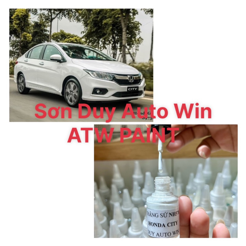 Sơn chấm màu trắng sứ NH578 Honda City thế hệ 4