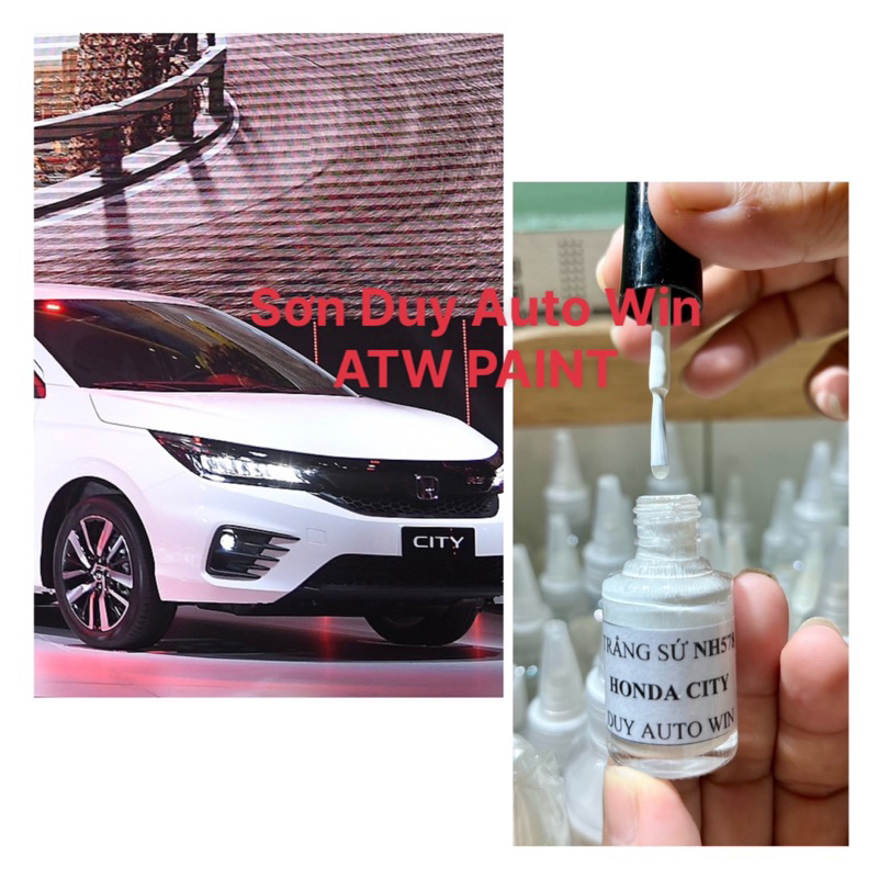 Sơn chấm màu trắng sứ NH578 Honda City thế hệ 5