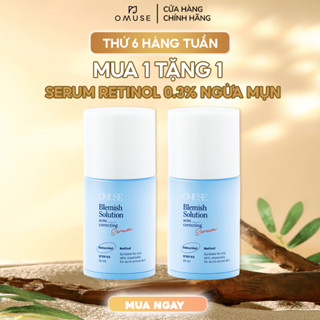 Sữa rửa mặt kiềm dầu dành cho da mụn OMUSE Blemish Solution Clarifying Foam Cleanser 150ml