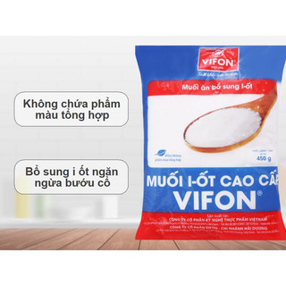 Muối i-ốt cao cấp vifon gói 450g