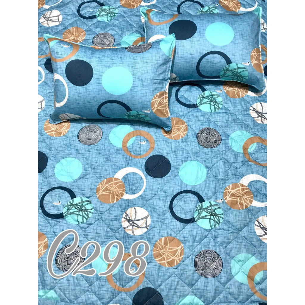 Drap cotton 100% , ga trải giường cao cấp chuẩn LOGO CTY thoáng mát mẫu C298