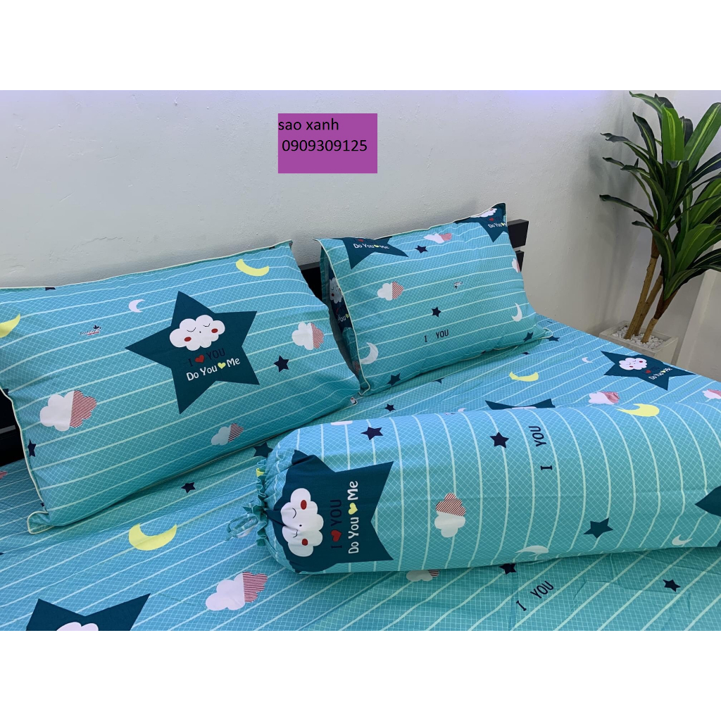 Drap Cotton 100% , Ga Trải Giường Cao Cấp Chuẩn Logo Cty, Vải Dày Dặn Thoáng Mát, Thấm Hút Mồ Hôi