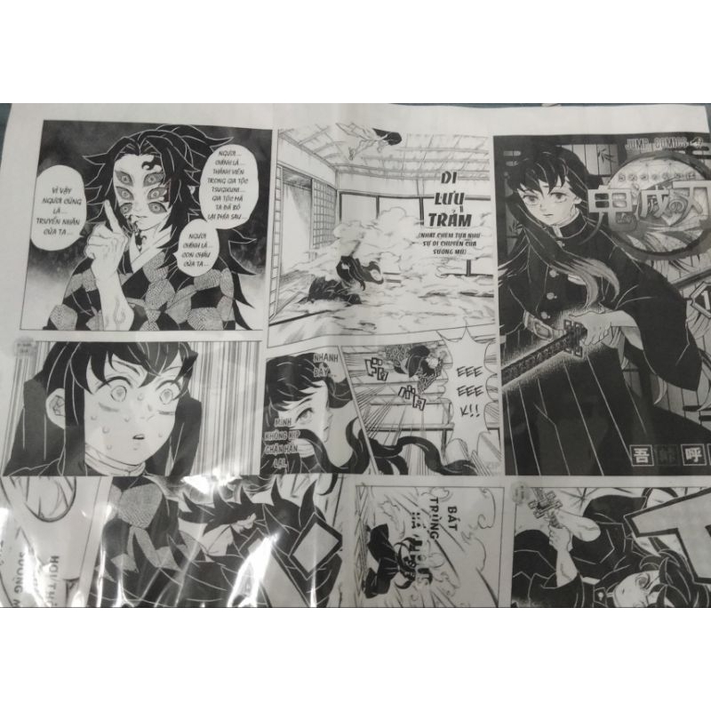Bọc Vở Manga đen trắng, phong cách tường manga(Đọc kĩ mô tả)
