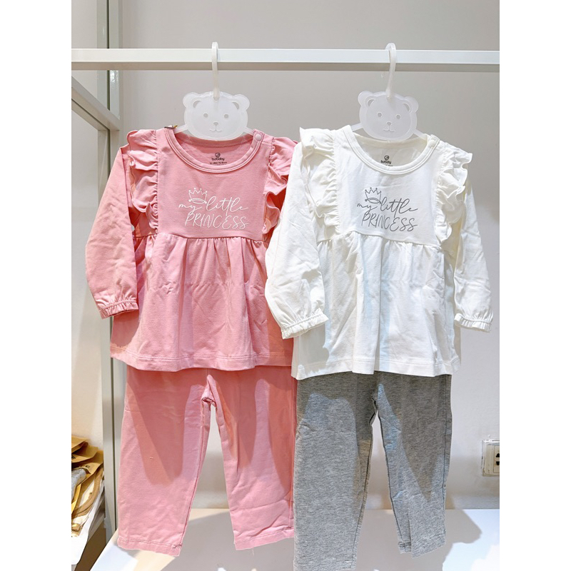 Bộ cotton cánh tiên Bu Baby ( Ảnh thật )