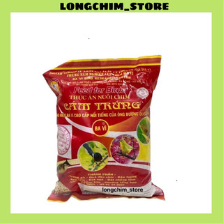 Cám ba vì 2 tem bao bì đỏ, cám trứng tổng hợp cho mọi loại chim cảnh đóng gói túi