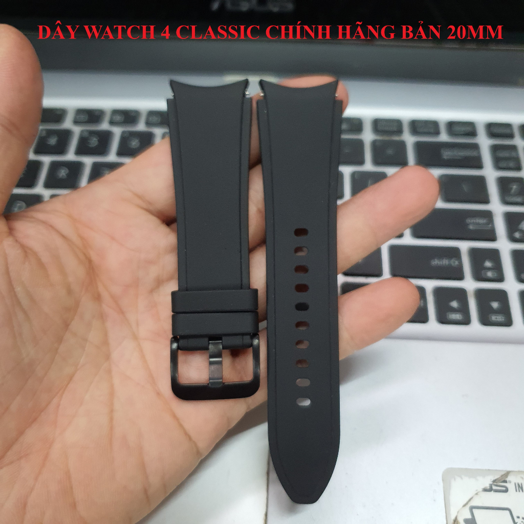 Dây Đồng Hồ Samsung Watch 4 Classic Chính Hãng, 20mm. Dùng Chung W4, W5, W5pro, W6