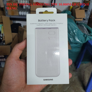 Sạc Dự Phòng 25W Samsung EB-P3400X 10.000mAh Chính Hãng, Nguyên Seal, Bảo Hành Hãng (Up to 25W Super Fast Charging)