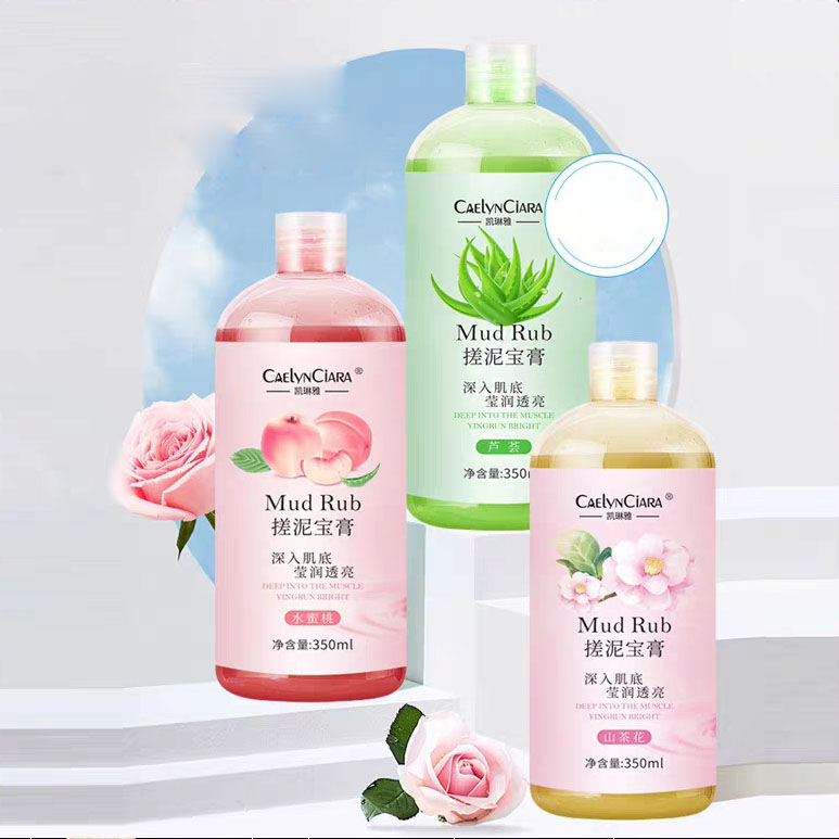 Gel Tẩy Tế Bào Chết Toàn Thân Mud Rub Sáng Da Ngừa Mụn Chiết Xuất Trái Cây , Hương Thơm Lưu Lâu Tự Nhiên Thư Giãn