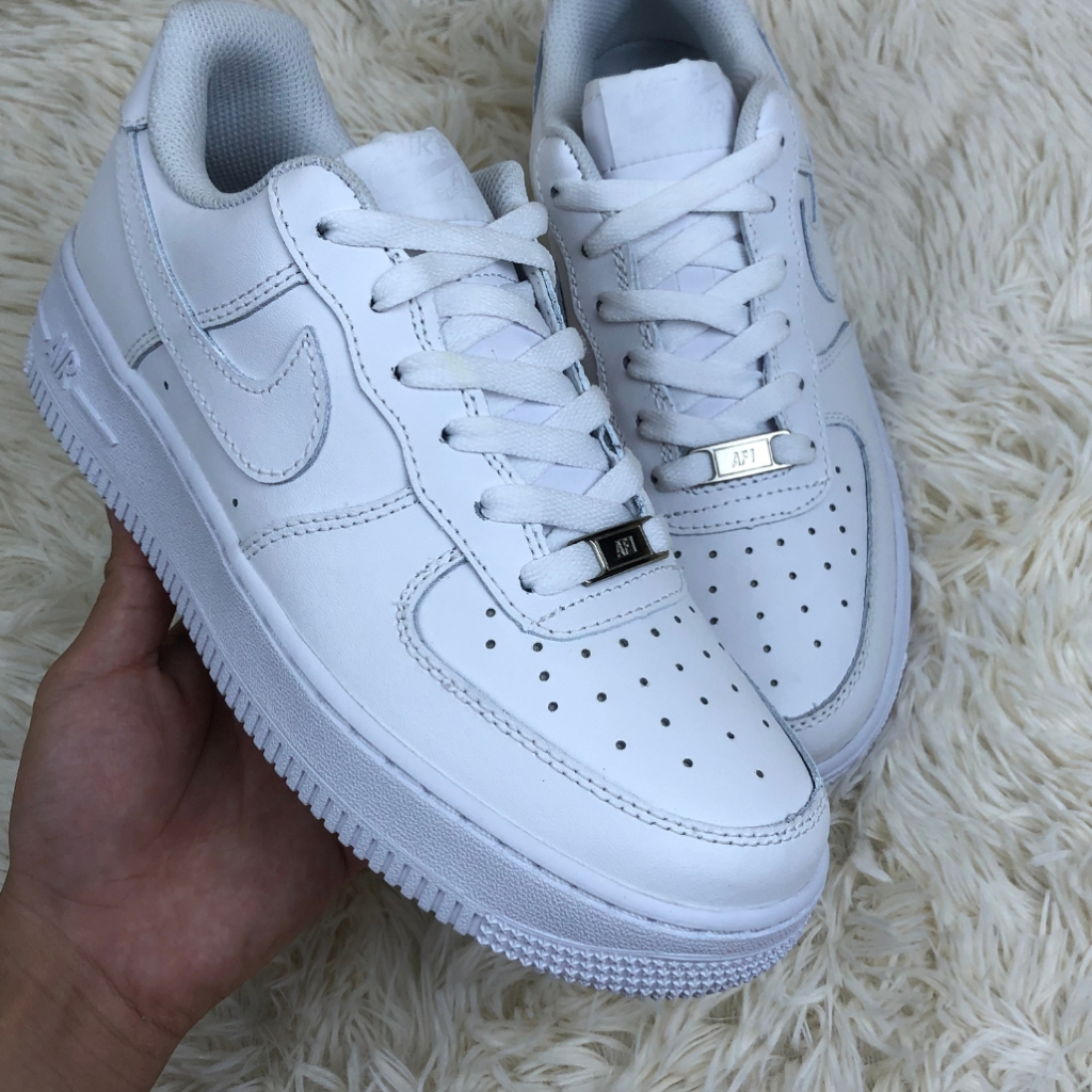 Giày Air Force 1 Auth Giày Nam Nữ, AF1 All White Bao Check Test Thoải Mái 2HAND4YOU