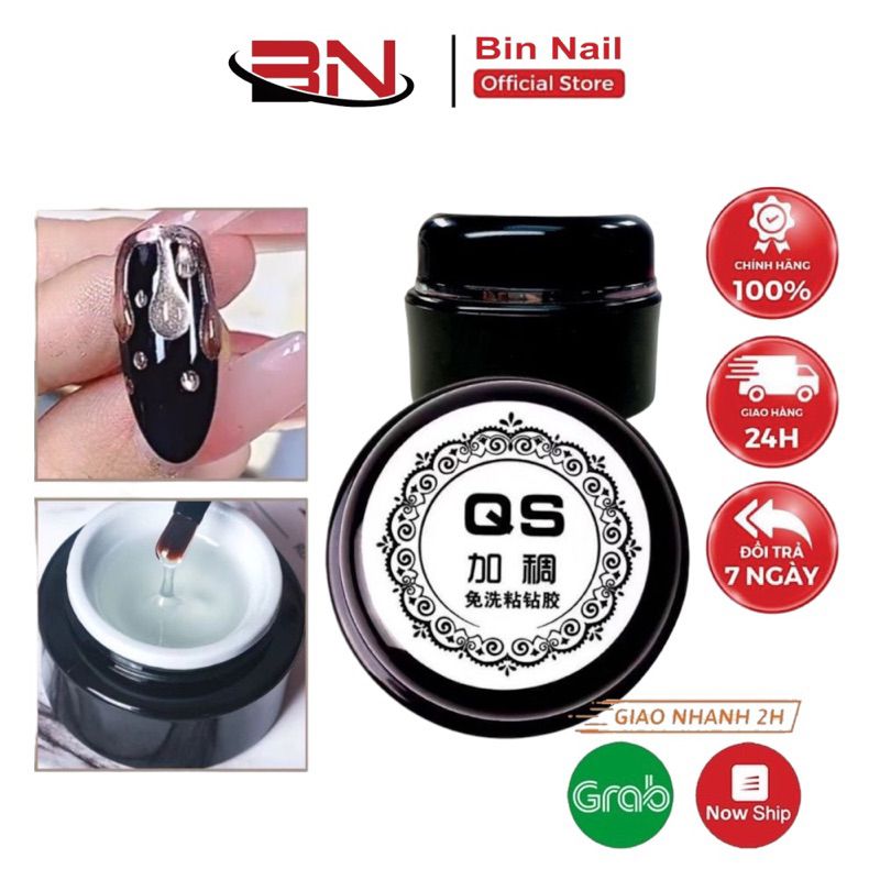 Gel QS vẽ nổi trang trí móng hũ 20ml