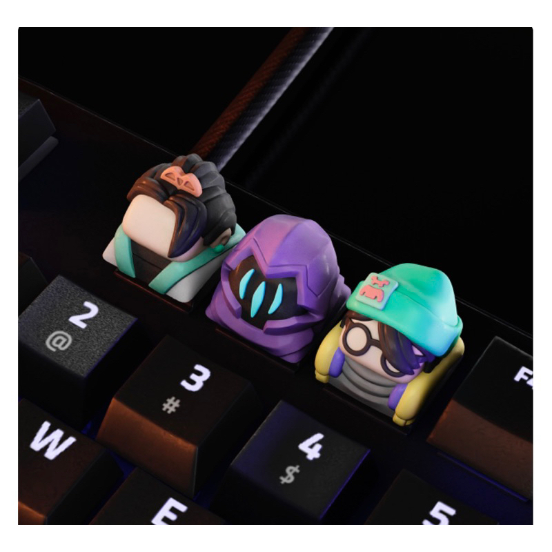 Bộ 3 Keycap Artisan Valorant