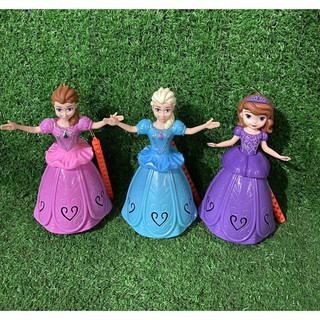 Lồng đèn công chúa elsa và anna rước đèn trung thu cho bé gái có nhạc