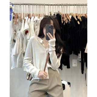 Len cadigan basic chất mịn