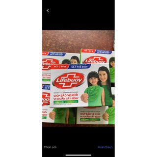 Xà bông diệt khuẩn Lifeboy 90g xanh lá