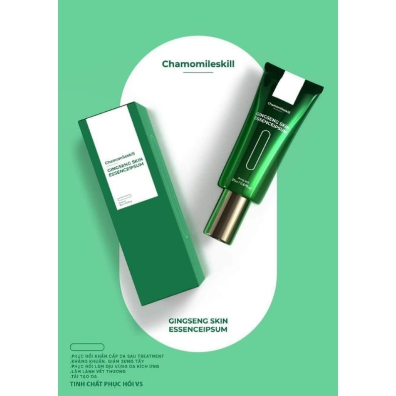 Kem hồng sâm chamomileskill