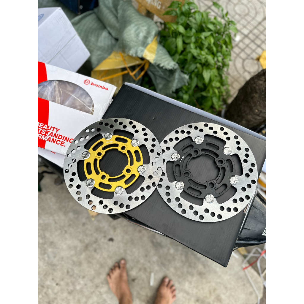 Đĩa Bremb Moto 3 220mm Khoen inox 304