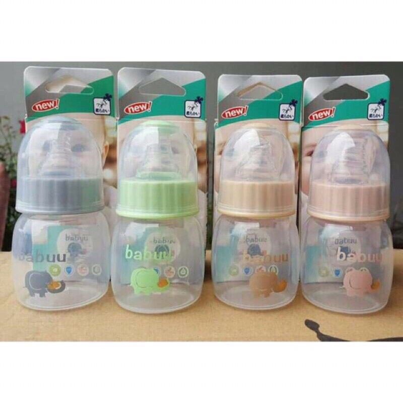 Bình sữa Babuu thân tròn 75ml