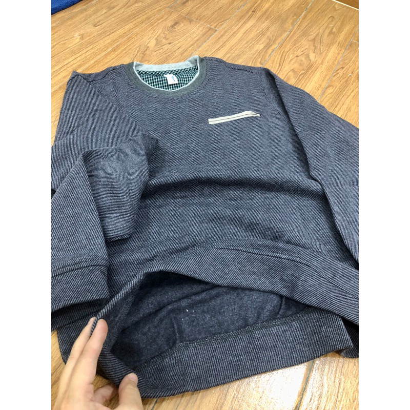 Áo nỉ nam hoodie dài tay thu đông xuất dư gấu bo nhẹ chất lót nỉ dày dặn mềm không chảy nhão