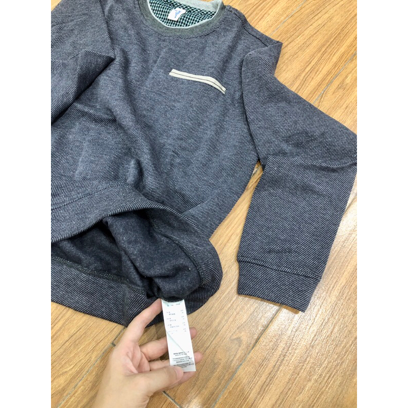 Áo nỉ nam hoodie dài tay thu đông xuất dư gấu bo nhẹ chất lót nỉ dày dặn mềm không chảy nhão