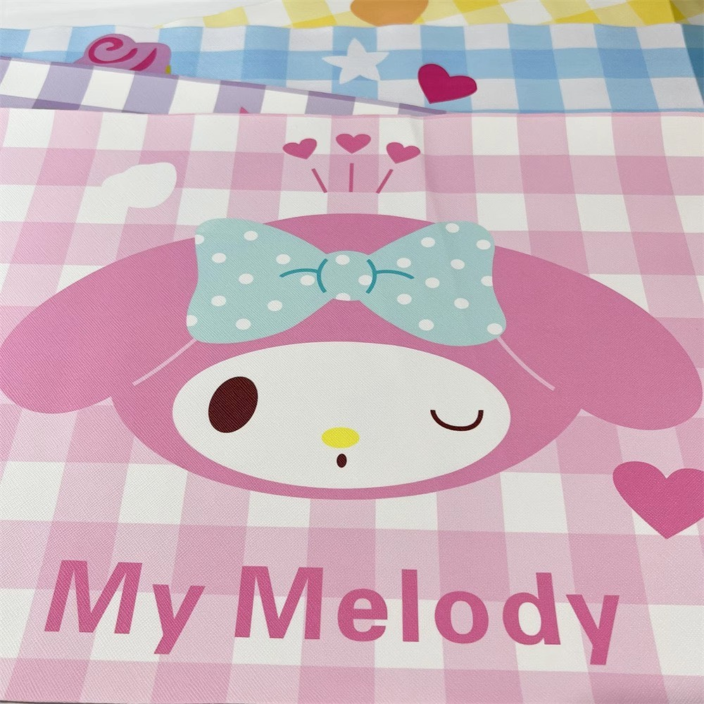 Miếng lót chuột máy tính cỡ to hoạt hình - Thảm lót tay trải bàn học, bàn làm việc decor nhiều hình cute nhựa PVC