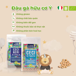400g ĐẬU GÀ HỮU CƠ KHÔNG BIẾN ĐỔI GEN NHẬP KHẨU Ý