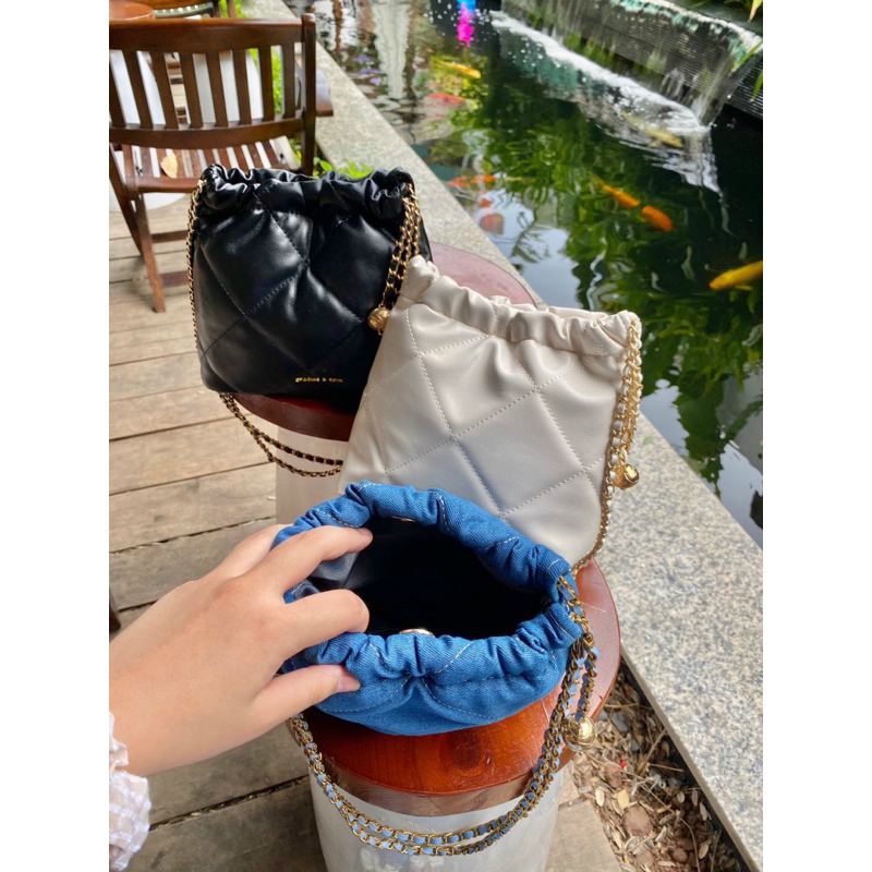 Túi xách nữ đeo vai đeo chéo RÚT DÂY phong cách Hàn Quốc size 20cm MT Shop T1200