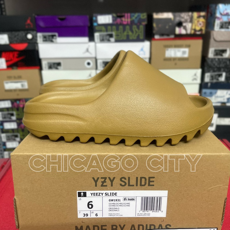 Dép Adidas Yeezy Slide vân nhám ' OCHRE ' | Best quality