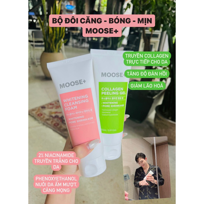 Tẩy da chết moose collagen 150ml hạn dùng 2026