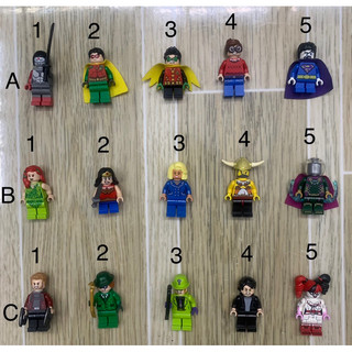 Lego minifigures nhân vật siêu anh hùng marvel và batman DC hàng chính hãng