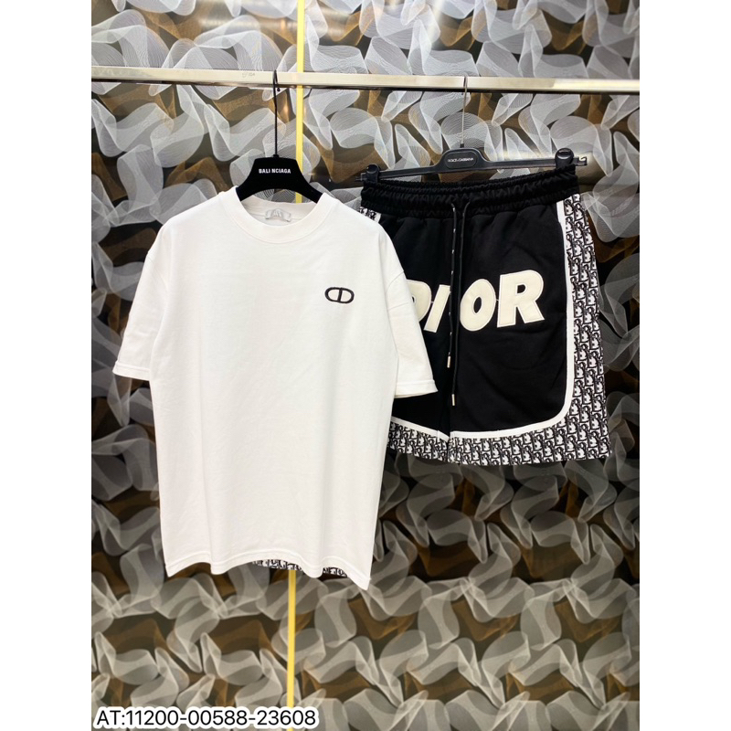 Bộ nam quần short cộc ĐÌ O phối viền siêu đẹp - hàng chuẩn 1:1 kèm ảnh shop chụp