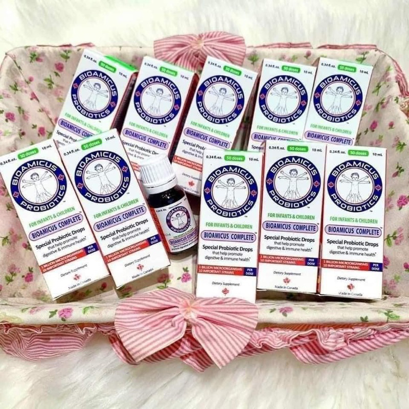 Men 10 chủng  BioAmicud complex  giúp trẻ cân  bằng hệ tiêu hóa , giảm đầy bụng khó tiêu , giảm khóc dạ đề , miễn  dịch