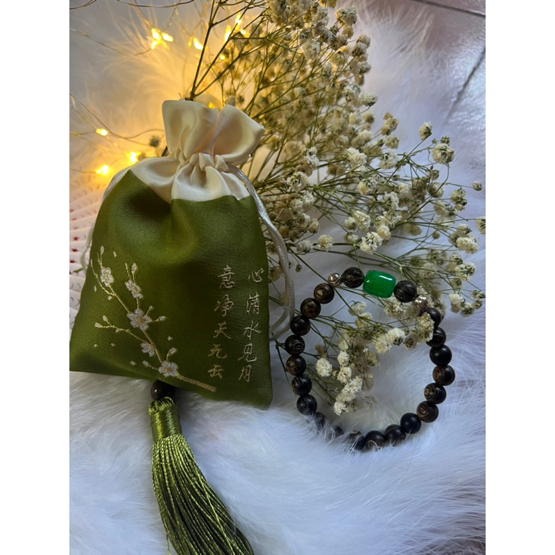 ❤️ Túi gấm thêu hoa treo xe ô tô, decor