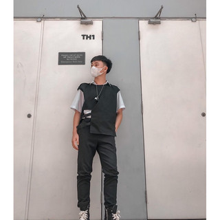 ÁO GILE KAKI FORM UNISEX (hình chụp thật)