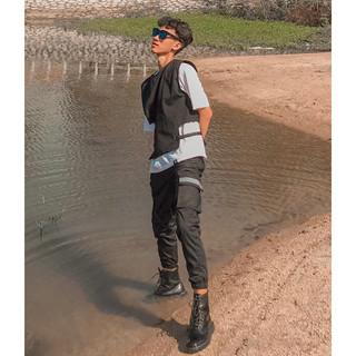 ÁO GILE KAKI FORM UNISEX (hình chụp thật)