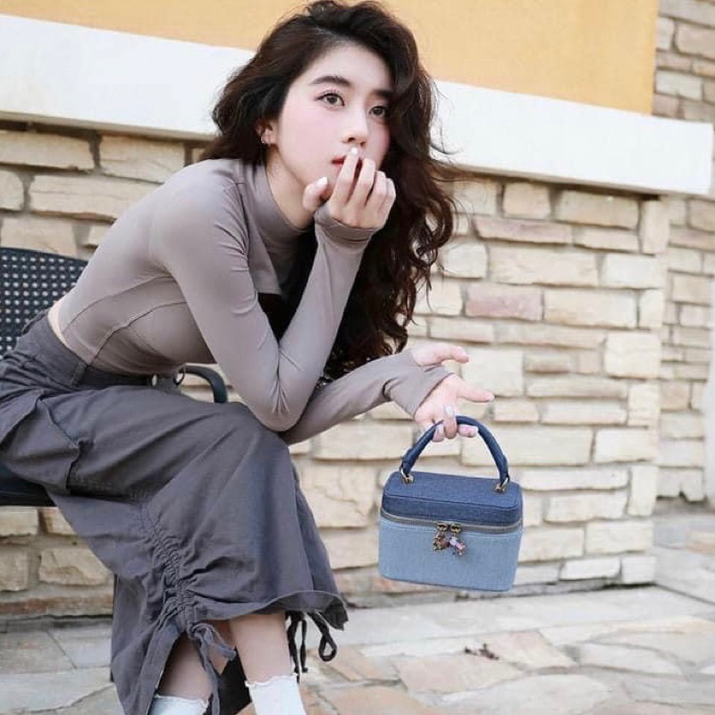 New Cốp KCK Thỏ Gương FullBox Kèm Dây Đeo Chéo Mẫu Mới Nhất Túi Hộp