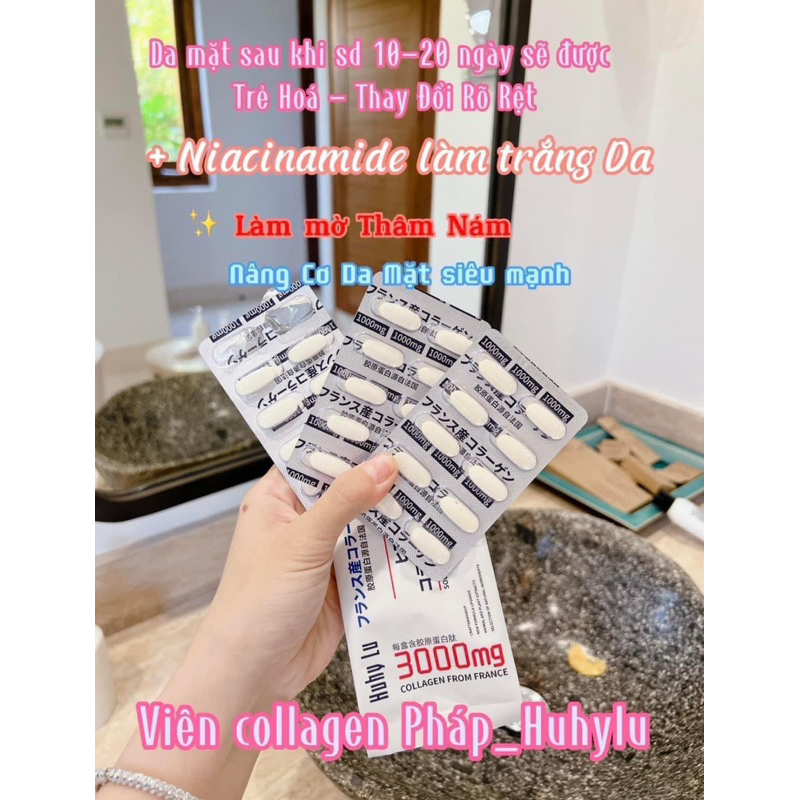 Viên Uống Collagen HUHYLU 3000mg