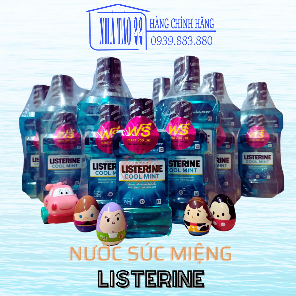Nước Súc Miệng LISTERINE 1000ml - SET 2 Chai