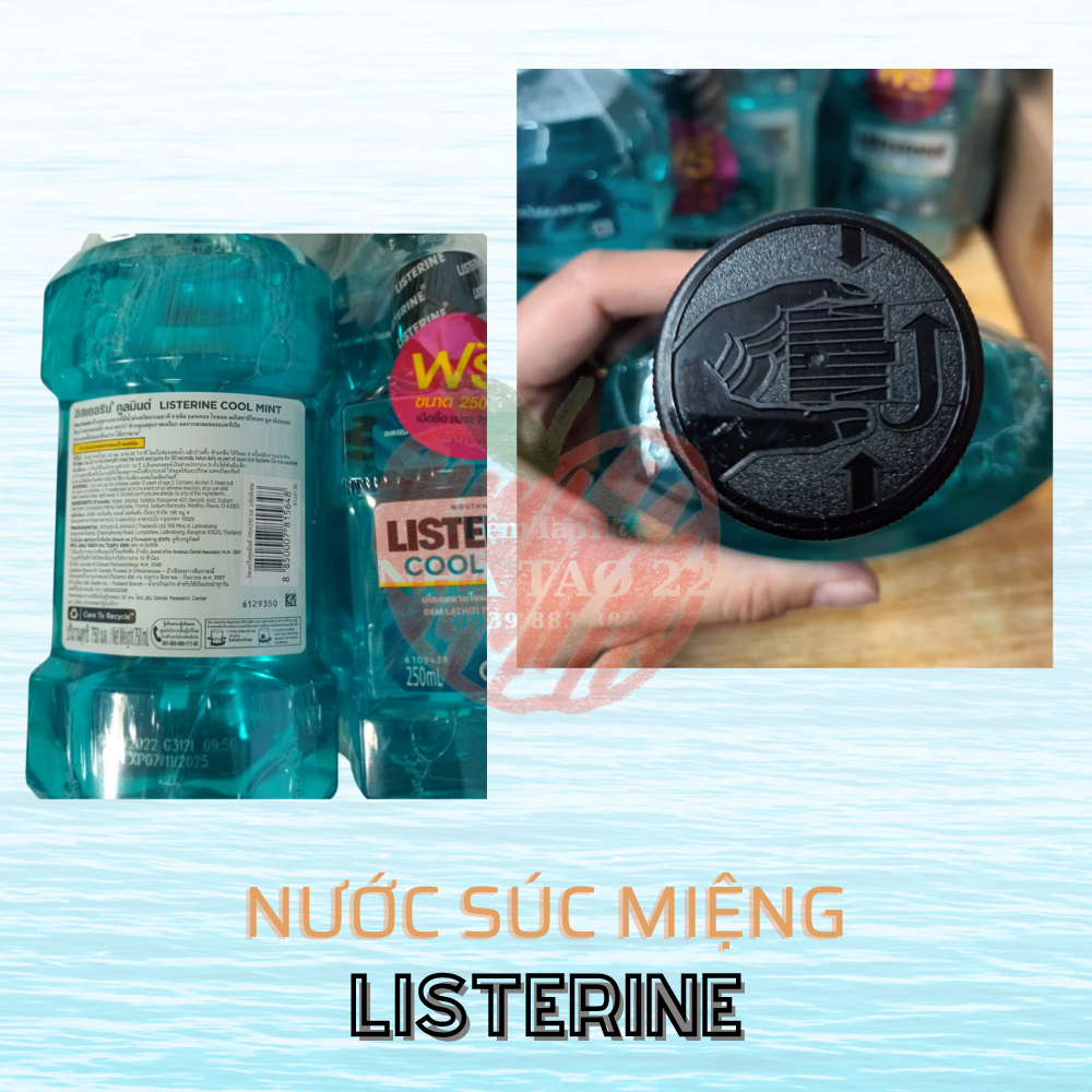 Nước Súc Miệng LISTERINE 1000ml - SET 2 Chai