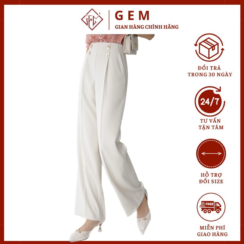 Quần vải G694 kiểu dáng đơn giản nhưng sang chảnh mặc thoải mái dễ hoạt động