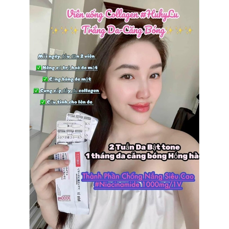 Viên Uống Collagen HUHYLU 3000mg