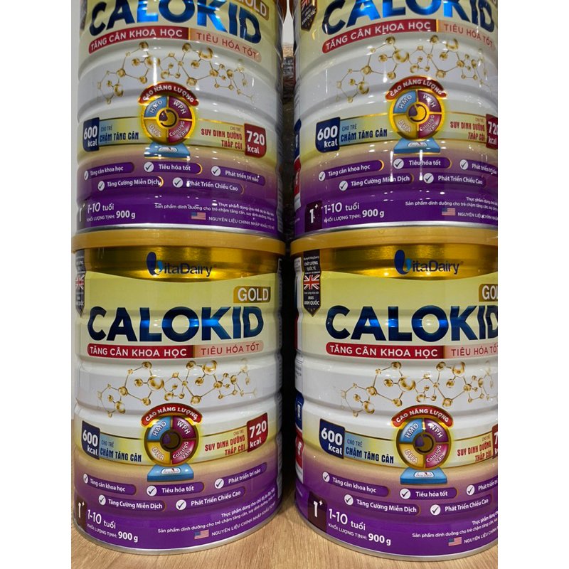 [QUÀ TẶNG KHI MUA TỪ 2 LON] SỮA BỘT CALOKID GOLD 1+ 900G (HSD 12/2024)